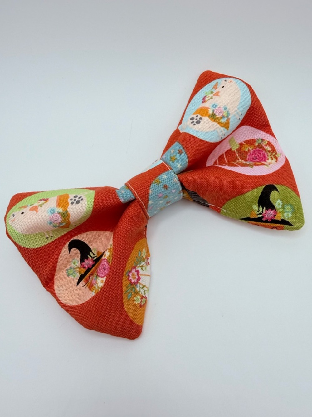 Handmade Halloween over the collar dog bow tie